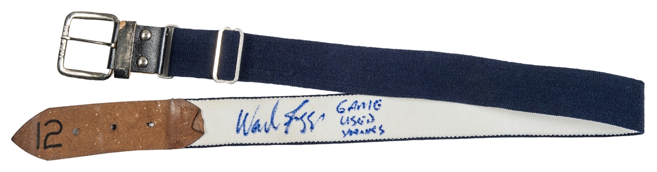 Wade Boggs Game Used and Signed Belt (Player LOA & PSA/DNA)